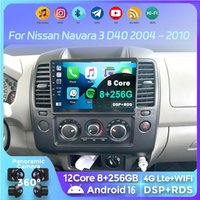 Android 16 Car Radio For Nissan Navara 3 D40 2004 - 2010 Carplay Multimedia video Player GPS Navigation No 2din DSP 4G BT WIFI