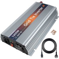 1000-1400W Grid Tie Micro Solar Inverter 20-50VDC to 90-140VAC 190-260VAC MPPT Pure Sine Wave Converter For Solar Power System