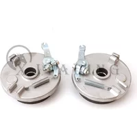 78mm*3 Stud Brake Drum Wheel Hub Left/Right Drum Brake for 49cc 50cc 90cc ATV Quad Bike Buggy Replacement Motorcycle Parts