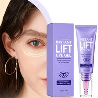 10g Instant Lift Eye Gel Rollerball Eye Cream,Refreshing Smooth Firm Under Eye Skin Reduce Fine Lines Dark Circle Hydrating