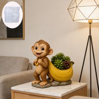 DIY Epoxy Film Scented Candle Cup Monkey Flower Pot Storage Silicone Mold Cement Gypsum Cup Abrasive