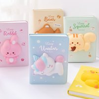 Creative Children Students Planner Agenda Cartoon Animal Notebook Cute Decompression Notebook Stationery Office School Supplies