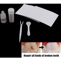 Denture Glue Fake Teeth Glue Tooth Gaps Repair Kit Vampire Dentures Scary Cosplay Falseteeth Solid Glue Set