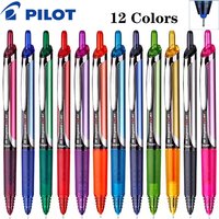 12 Colors Japan PILOT Gel Pen BXRT-V5 Syringe Nib 0.5mm Quick-drying Smooth School Supplies Pens for Writing Stationery