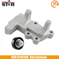 2pcs 25181330 Drive Side Belt Tensioner Pulley For Chevrolet Beat 2018-2021 4Cil 1.2Lt For Chevrolet Spark 2011-2015 4Cil 1.2Lt
