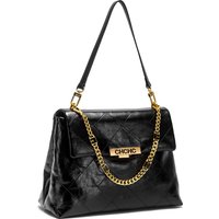 CHCH Women's Tote Bag 2026 Spring/Summer New Single Shoulder Bag Simple Black Diamond Grid Pattern Handbag