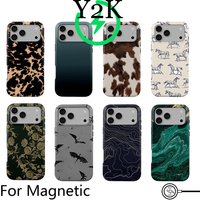 Luxury Clmj Draco Phone Case for iPhone 17 16 15 14 13 12 11 Pro Max Plus Air Magnetic Double-layer Back Cover