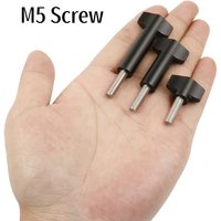 Aluminum Adjustable Long Thumb Knob Screw Nut M5 Handle Screw Tripod Fixing Mount for GoPro Sjcam 4K Insta360 Osmo Action Camera