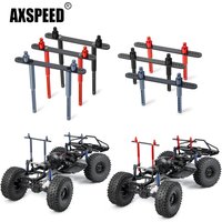 MIBIDAO Aluminum Alloy Front/Rear Car Shell Column Body Post Mounts for AXIAL SCX10 II 90046 90047 1/10 RC Crawler Car Parts