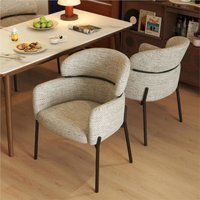 Italian Minimalist Dining Chair Light Luxury Home Retro Restaurant Hotel Chair Light Luxury Nordic Dining Table Backrest Chair