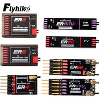 Radiomaster ER4 4CH/ER6 ER6G ER6GV 2.4G 6CH/ER8 ER8G ER8GV 8CH PWM Receiver CRSF ExpressLRS 2.4Ghz 100mw for Aircraft Boat Car image 4