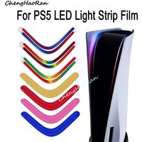 1 PC For PS5 Console Light Bar Rainbow Gradient Stickers Stickers For PS5 Console LDE Luminous Light Bar Accessories