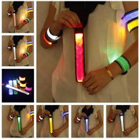Outdoor Sports Night Running Armband LED Light Safety Belt Arm Leg Warning Wristband Cycling Bike Bicycle Party Glow Prop
