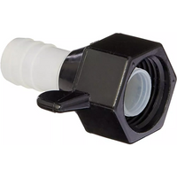 2PC Shurflo Straight & Elbow 1/2" 12mm Connectors Pump Fittings Caravan Motorhome Durable RV Plumbing