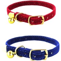 Cat Collar With Bell Safety Cat Collars Adjustable Puppy Dog Collar For Small Dog Kittens Solid Pet Collar Products Cat Necklace