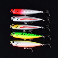 1pc 5g 10g 14g Topwater Popper Fishing Lures 3d Eyes Artificial Hard Baits Pike Salmon Lures with Treble Hooks Fishing Bait