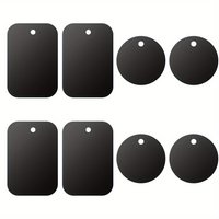 5/10pcs Ultra-thin Back Sticker Metal Plates for Magnetic Phone Holder Iron Sheet for Magsafe Wireless Charging Plate for iPhone