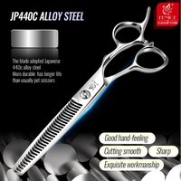 Fenice Professional Japan 440c 6.5 inch pet dog grooming thinning scissors shears thinning rate 35% ножницы для груминга собак
