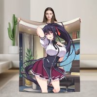 High School DxD Rias Gremory Accessories Blanket Super Soft Warm Throw Blankets for Couch 50x60 Inches Multi-size Bedspread