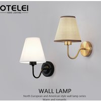E27 Retro Wall Lamp Creative Minimalist Interior Decoration Lamp Bedroom Hotel Bedhead Study Household Light Fixtures