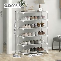Multi-Layer Shoe Rack for Home Use, Simple and Sturdy Shoe Rack for College Dorms, Easy-To-Assemble Shoe Storage Rack Suitable for Hallways, Bedrooms, Entrances, and Living Rooms, Storage Shoe Rack