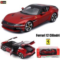 Bburago 1:24 NEW Ferrari 12 Cilindri Alloy Luxury Vehicle Diecast Cars Model Toy Collection Gift