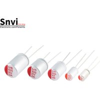 Solid Electrolytic Capacitor DIP Low ESR 6.3V 10V 16V 25V 35V 50V 63V 10UF 47UF 100UF 220UF 470UF 820UF 1000UF 1500UF