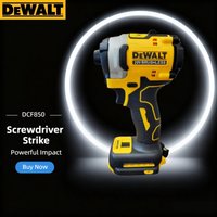 DEWALT newDCF850 20V Bezprzewodowy Elektryczny Wkrętak z Silnikiem Bezszczotkowym, Wiertarko-Wkrętarka Akumulatorowa, Elektryczny Klucz Udarowy o Dużym Momencie Obrotowym