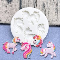 Unicorn Silicone Sugarcraft Mold Chocolate Cupcake Baking Fondant Cake Decorating Tools