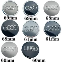 4pcs 60mm 61mm 68mm 69mm Car Styling Wheel Center Cap Hub Covers Badge For Audi A3 A4 A5 A6 A7 A8 S3 S4 S6 Q3 Q5 Q7 Accessories