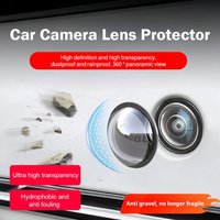 2PCS Universal Car Camera Lens Guard Protectors Easy Install For All Car & SUV Vehicle Protection Accessories