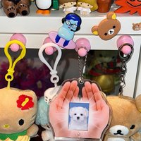 1 Piece Valentine's Day Gift Acrylic Picture Frame In My Hand Photocard Sleeves Keyring For Man Woman