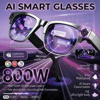2026 New Upgrade Smart Glasses AI Camera Photo Recognition Bluetooth Call Translation Video Recording Voice Sunglasses for Men