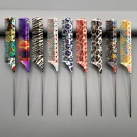 1 Piece of Pointed Tail Comb, Stylish Patterned Comb, Professional Styling Comb for Hair Salons, Sectioning Comb, Hair Styling Tool, Essential for Home Use