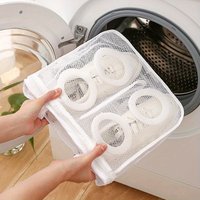 1pc Washing Machine Protective Shoe Bag, Household Lazy Anti Deformation Shoe Cover, Mesh Bag, Shoe Specific Cleaning Bag