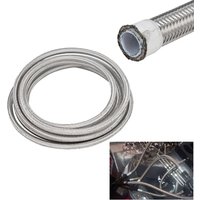 1M/3M AN4 N6 AN8 AN10 Braided Fuel Oil Line Stainless Steel PTFE Gas line Brake Hose Fuel Oil Line Oil Cooler Hose Pipe