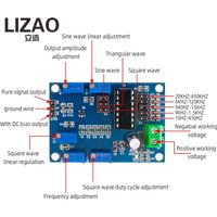 ICL8038 Waveform Signal Generator Module, 10Hz-450KHz Sine/Triangle/Square Wave Source for 12V/15V Systems
