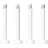 4pcs 6#32 Computer Fan Mounting Screws for 25mm Thickness Computer Case Fans Effortless Mounting and Superior Durability