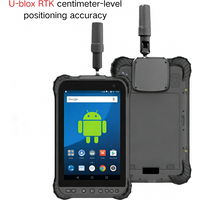 8-inch Rugged Android 13 Tablet with RTK GPS (Ublox F9P/UM980) IP67 9000mAh QC3.0 5G/WiFi6 GNSS Dual SIM RAM 8G+256GB 700NITS
