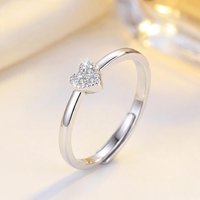 New 925 Sterling Silver Ring Classics Heart for Women Wedding Engagement Jewelry Accessories Fashion High Quality Gifts ring