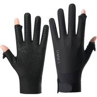 AliExpress NONE Summer Ice Silk Gloves Anti UV Sun Protection Full Finger Touchscreen Gloves Non Slip Breathable For Driving Cycling Thin Gloves