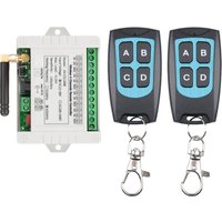 DC 12v 24V 36V 10A 433MHz 4 Channel Wireless Relay RF Remote Control Switch Receiver For electric doors, automotive modification