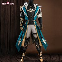 UWOWO Varka Cosplay Collab Series:Game Genshin Imapct Varka Mondstadt Male Cosplay Costume XS-2XL Halloween Costume