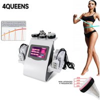 Kim 8 6 In 1 Adjustable 30K/40K/60K/80K Lipo Laser Vacuum Cavitation Machine Ultrasonic Radio Frequency Facial Body Shaping