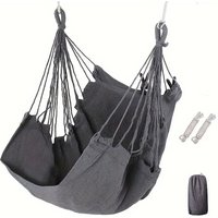 Portable Fabric Hammock Chair with Anti-Tip Design - Includes Storage Bag for Patio, Garden, Dorm & Outdoor Relaxation