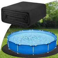 Round Pool Liner Pad For AboveGround Pools Heavy Duty Under Pool Padding Eco-Friendly Pool Liner Mat Puncture