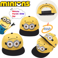Minions Despicable Me Kevin Baseball Cap High Color Value Cute Shape Parent-Child Sunscreen Adjustable Wide Brim Sunshade Hat