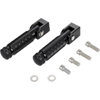 AliExpress JFGRACING Motorcycle Rear Passenger Foldable Foot Pegs Footrests M8 For Ridstar Q20 E-Bike Electric Dirt Bike Part Aluminium Accessories