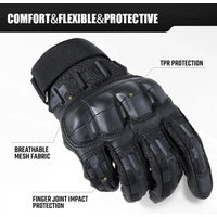 AliExpress NONE Outdoor Tactical Gloves Touch Screen PU Leather Sport Hunting Hiking Combat Airsoft Shooting Cycling Hard Shell Non-slip Mittens