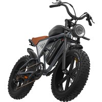 AliExpress JANSNO Jansno ebike X70 Adult Electric Bicycle 48V34Ah Battery 20'' Fat Tire Off-Road Electric Bike 750W Motor Men's E-Mountain ebike